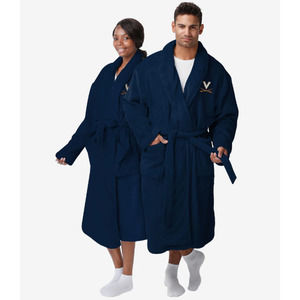 FOCO Virginia Cavaliers Lazy Day Team Robe, Unisex Size OS - Blue